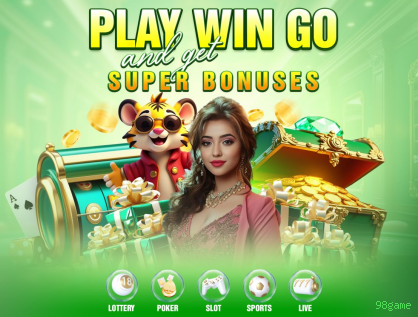 Aplicativo móvel 98game para iOS e Android